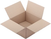 Amerikaanse vouwdoos CleverPack 200x200x110mm B-golf bruin 30 stuks