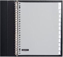 TABBLADEN QUANTORE A4 23R PP 12-DELIG VENSTER BR GS 1 Set