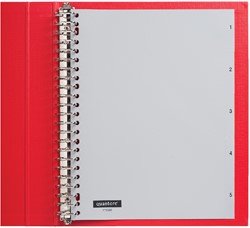 TABBLADEN QUANTORE 23RINGS PP 1-5 GRIJS 1 Set