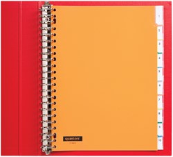 TABBLADEN QUANTORE 23RINGS PP 10DELIG+VENSTER ASSORTI 1 Set