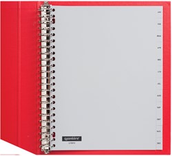 TABBLADEN QUANTORE A4 23RINGS PP JAN-DEC GRIJS 1 Set