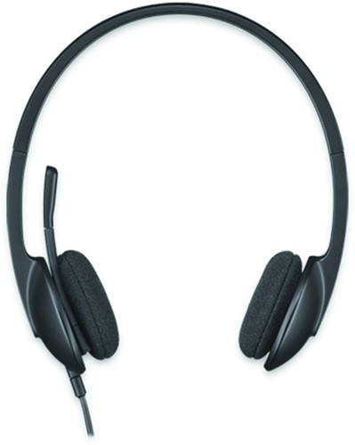 HEADSET LOGITECH H340 ON EAR USB ZWART 1 Stuk