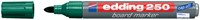 Whiteboardmarker edding 250 rond 1.5-3mm groen