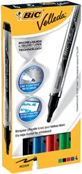 VILTSTIFT BIC VELLEDA WHITEBOARD ROND M ASS (4) 4 Stuk