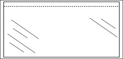 Paklijstenvelop Quantore 225x122mm onbedrukt 1000 Stuk