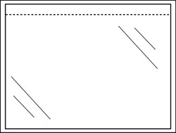 Paklijstenvelop CleverPack zk onbedrukt 165x112mm 100 Stuk