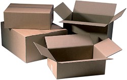 Amerikaanse vouwdoos CleverPack 500x400x300mm B-golf bruin 25 stuks