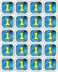 Consumptie breekmunt Combicraft blauw 200st 200 Stuk