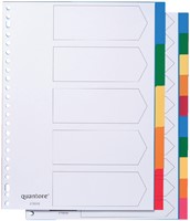 TABBLADEN QUANTORE 23RINGS PP 5DELIG ASSORTI 1 Set-2