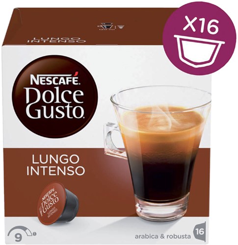 DOLCE GUSTO LUNGO INTENSO 16 CUPS 16 kop