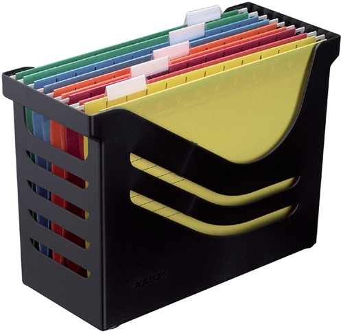 Hangmappenbox Djois Re-Solution + 5 hangmappen zw 1 Stuk-2