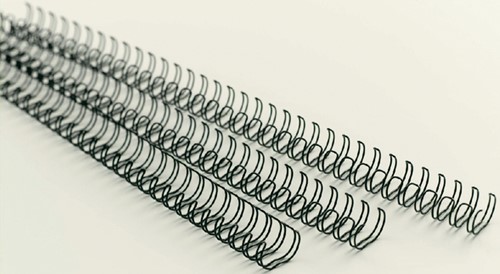 Draadrug GBC 12.5mm 34rings A4 zilver 100 Stuk-2