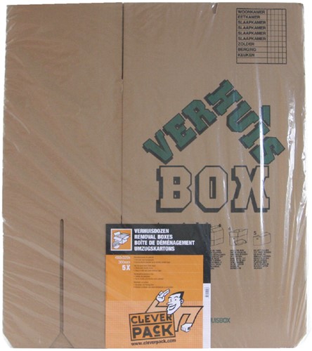 Verhuisdoos CleverPack bedrukt 480x320x360mm pak à 5 stuks 5 stuks-2
