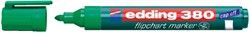 Viltstift edding 380 flipover rond 1.5-3mm groen 1 Stuk