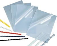 Voorblad GBC A4 PVC 200micron transparant 100 stuks-2