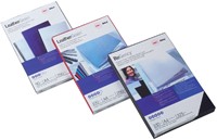 Voorblad GBC A4 lederlook zwart 100 stuks-2