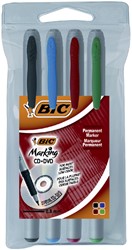 CD MARKER BIC 0.7MM ZEER F ASS 4 Stuk