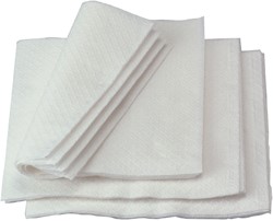 SERVET 33X33CM 1-LAAG WIT 500 STUK