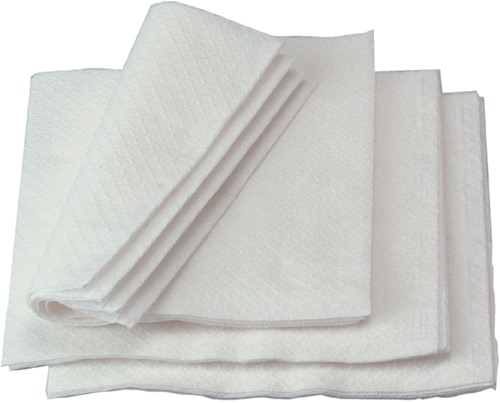 SERVET 33X33CM 1-LAAG WIT 500 STUK