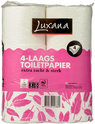 LUXANA TOILETPAPIER 4-laags 18 rol -2