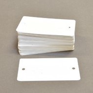 PVC label 65x120mm, wit