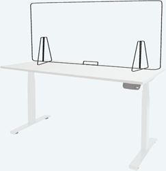 PLEX OPZETWAND 180 cm x 65 cm