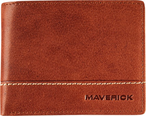 MAVERICK ROUGH GEAR BILFOLD RFID COGNAC